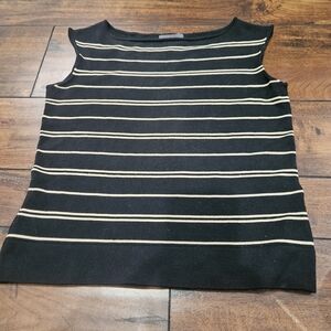Banana Republic Black and Tan Women's Top